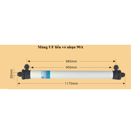 Màng siêu lọc UF 90A liền vỏ nhựa